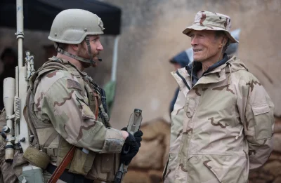 ColdMary6100 - Bradley Cooper oraz reżyser Clint Eastwood na planie filmu "Snajper" 
...