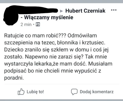 callmejimmy4 - #logikaantyszczepionkowców
BO JA NIE SZCZEPIŁA A TERAZ DZIECKO KUKU CO...