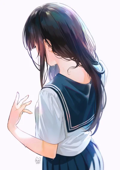 bakayarou - #randomanimeshit #hyouka #chitandaeru #schoolgirl #mery #pixiv #anime #