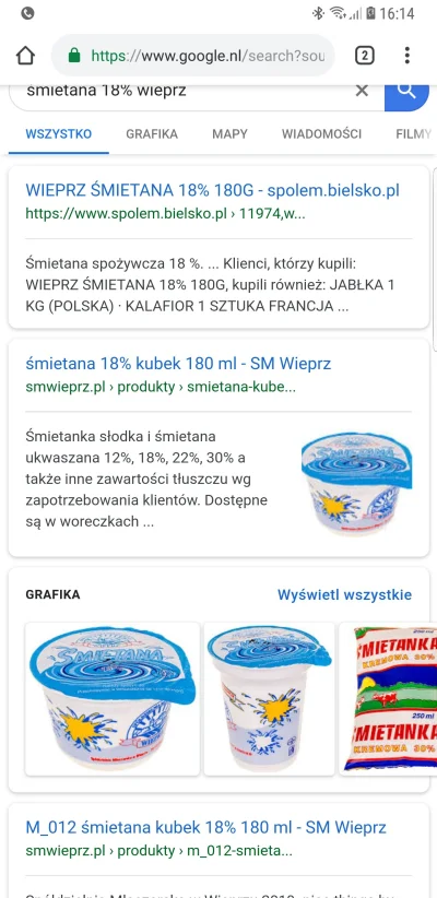 v.....k - @powsinogaszszlaja A śmietana, ta ze zdjęcia. Nie wiem czy to ma coś do rze...