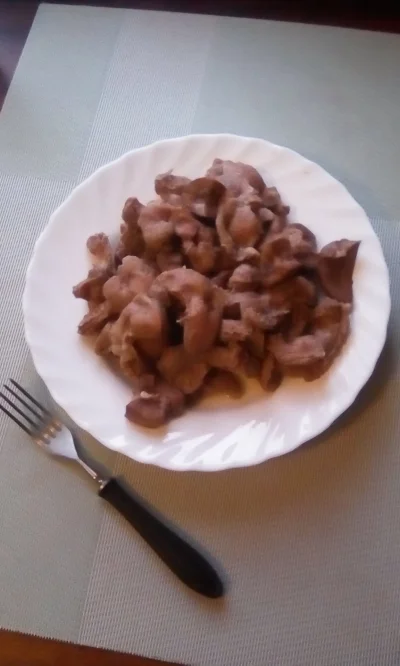 anonymous_derp - Dzisiejszy obiad: Gotowane żołądki drobiowe i nerki wieprzowe, sól.
...