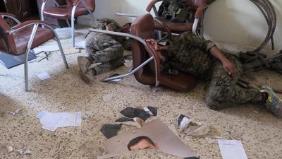 matador74 - Dziarscy kurdyjscy chłopcy odsypiają po sukcesach w Hasakah.

#syria