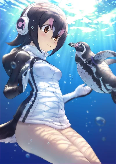 bakayarou - #randomanimeshit #kemonofriends #humboldtpenguin #grapekun #animeart #pix...