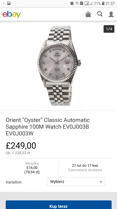 cheeky_90 - Cześć, szukam tego zegarka do zakupu w PL, widział ktoś gdzieś może? Z ne...