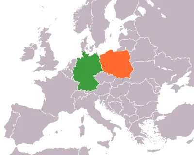 Otter - Na mapie zaznaczono europejskie państwa które uczestniczą w MŚ i nie zdobyły ...