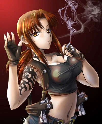 C.....8 - #randomanimeshit #blacklagoon #revy #oppai #anime 
@ponurychlopiec