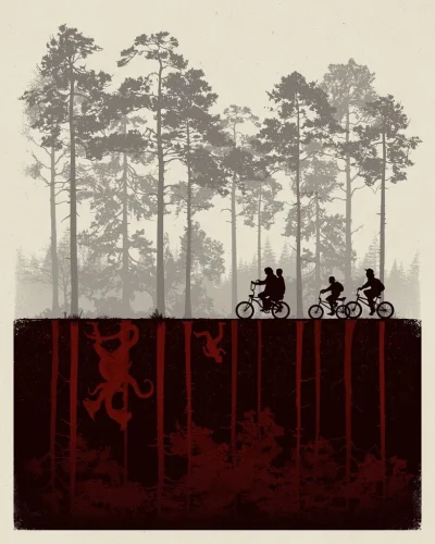 remikbdn - #seriale #strangerthings #plakatyfilmowe #plakat