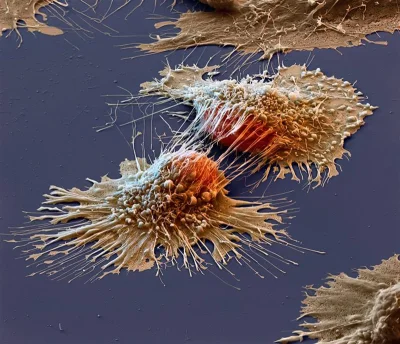 petex - Komórki nowotworowe pod mikroskopem elektronowym
SPOILER
#ciekawostki #nauk...