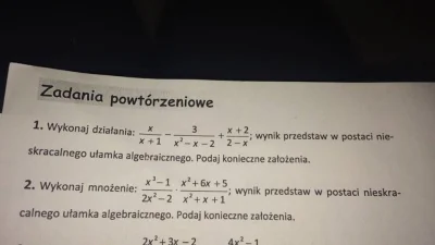 MrErnest24 - Pomoze ktoś z tymi zadaniami?

#matematyka