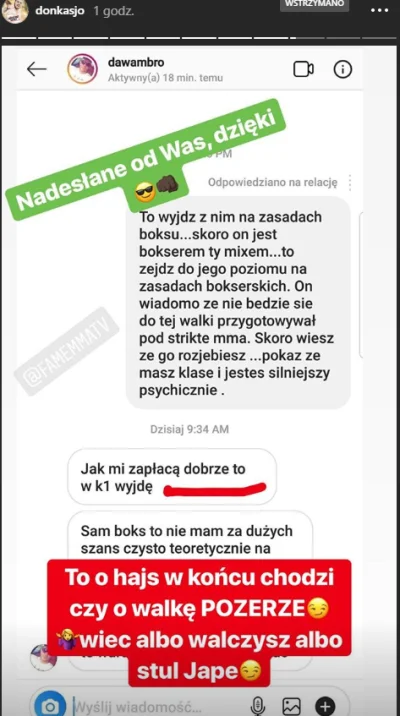 CeZ_ - @bartes99: Jak Ambro dostanie dobry hajs to mu kontuzja i K1 nie przeszkadza x...