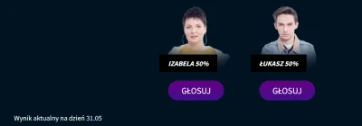 fan100 - Ludzie zmobilizujmy się wyniki są nadal wyrównane. Nie pozwólmy aby Łukasz w...