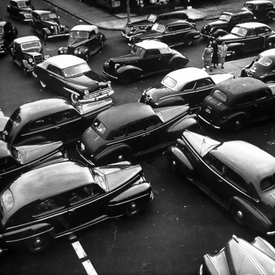 N.....h - Zakorkowana ulica w Nowym Jorku.
#fotohistoria #1949