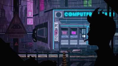 c.....a - #cyberpunk #gif #pixelart