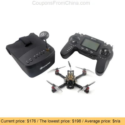 n____S - Eachine Novice-III 135mm 2-3S Drone RTF 2x Batteries - Banggood 
Cena: $176...