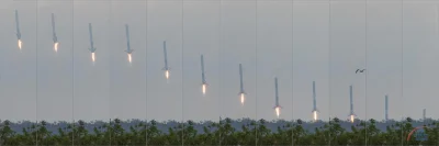 Elthiryel - Wczorajsze lądowanie Falcona widziane z odległości ok. 7 km.
#spacex