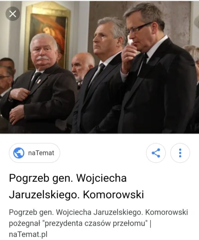 szerlokholms - Na pogrzeb Jaruzelskiego wiedział jak się ubrać.