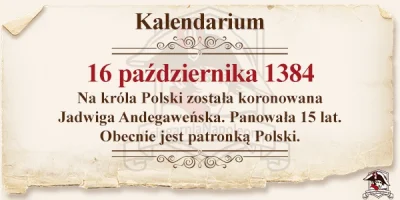 ksiegarnia_napoleon - #krolpolski #jadwiga #patronka #kalendarium #jagiellonowie