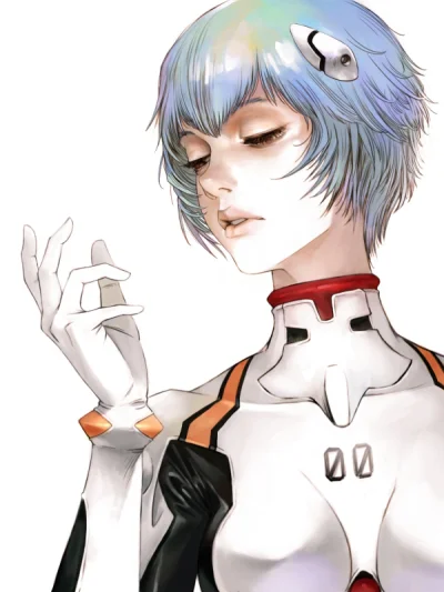 bakayarou - #randomanimeshit #evangelion #neongenesisevangelion #reiayanami #animeart...