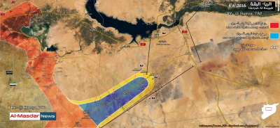 Sekk - Mapa postępów SAA w stronę Tabqi na koniec dnia
#syria #rakkainfo #bliskiwsch...
