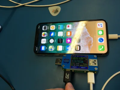 Pan_Slon - Szybkie ładowanie iPhone X przez oryginalny kabel USB-C PD do Lightning z ...