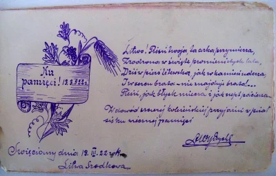 sapowodydo_mruczenia - ostatnio był wykop o pamiętniku z 1926 r. z wpisami przyjaciół...