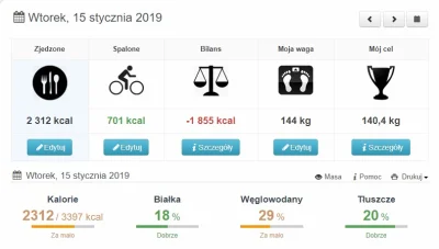 WeAreAboutToDie - Dzień 15 - 15.01.2019 Wtorek

Waga początkowa - 152.3 kg
Waga dz...