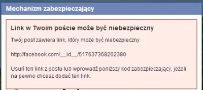 Amfidiusz - Więc Facebook dzisiaj uznał, że jego własne linki są niebezpieczne. A lin...