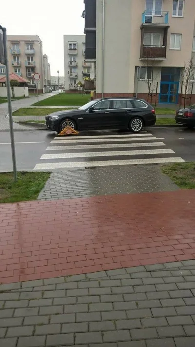 JestemTard - Głupota kierowcy #bmw i w sumie Straży Miejskiej za zablokowanie przejśc...