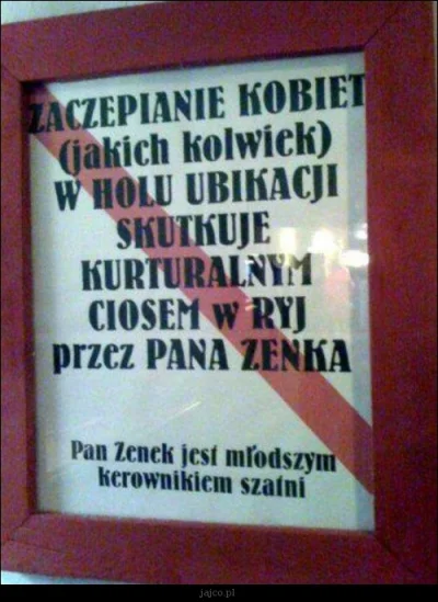 Bartholomew - @Krauzzer: Gdzie jest pan Zenek?!