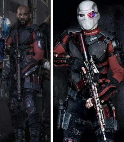 radar42 - Deadshot z Suicide Squad to niezły cwaniaczek - bez maski czarny, a z maską...