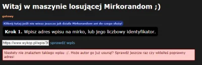 gorzkoislodko_pl - @Snurq: coś nie działa ( ͡° ʖ̯ ͡°) http://mirkorandom.x25.pl/