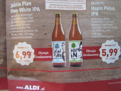 spenser - Od 9 marca w sieci sklepów #aldi pojawią się dwa piwa limanowskiego zespołu...