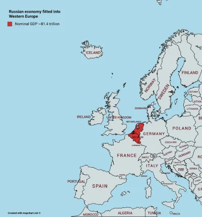 Marcin_994 - Gospodarka Rosji nałożona na mapę Europy. (ʘ‿ʘ)

#Polityka #Europa #Go...