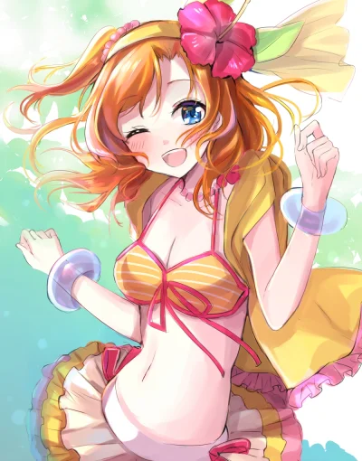 Sentox - #randomanimeshit #lovelive #honokakousaka #swimsuit # @scovil @SzlomoBronszt...