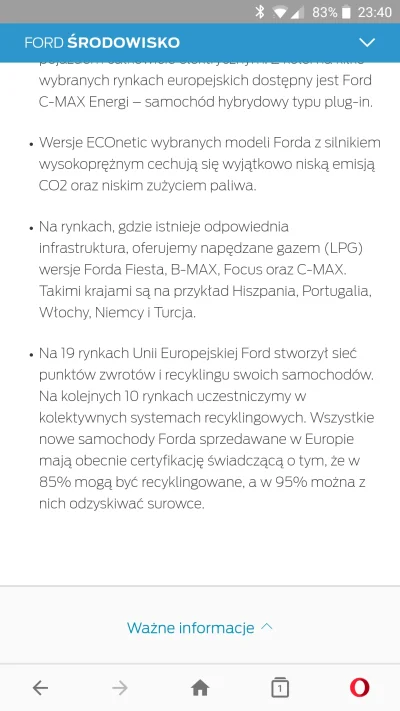 janekplaskacz - A tymczasem Ford ocenia polska infrastrukturę LPG jako słabą i dlateg...