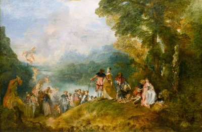 garmil - JEAN-ANTOINE WATTEAU (1684-1721)
#malarznadzis 

- Francuz, rokoko
- twó...