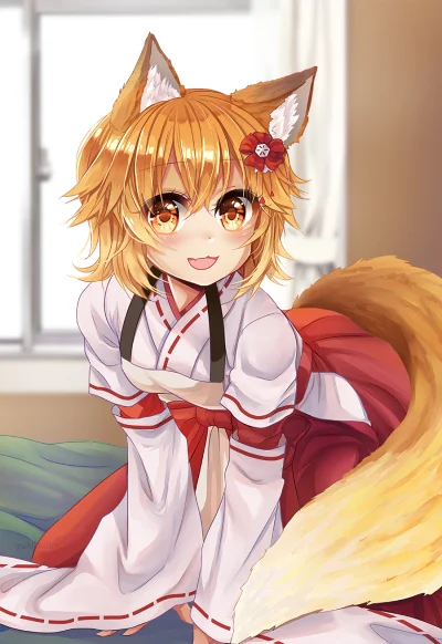 LlamaRzr - #randomanimeshit #sewayakikitsunenosenkosan #senko #kemonomimi #kitsunemim...