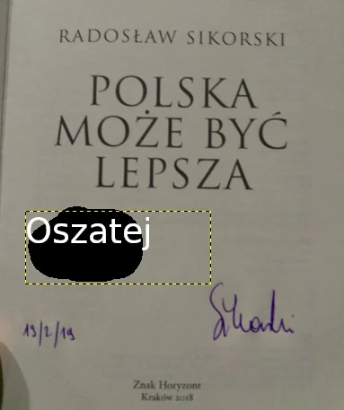 Oszaty - Sikor teraz ma tournee jakby co z książką ( ͡° ͜ʖ ͡°)
#sikorski #autografy ...