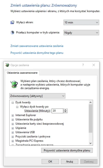 StaryWedrowiec - @HuLLaJNoGa: Jeśli ci to przeszkadza, to w opcjach zasilania ustaw w...