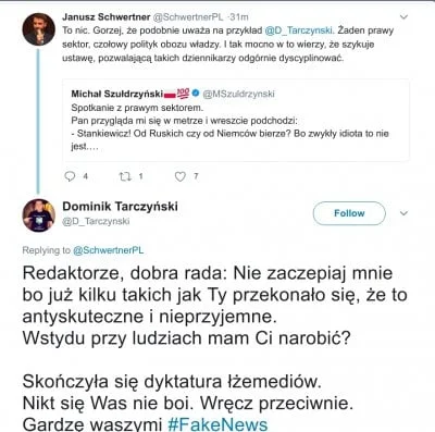 M.....n - Dominik Tarczyński brutalnie poniżył propagandziste Janusza.
#polityka #be...