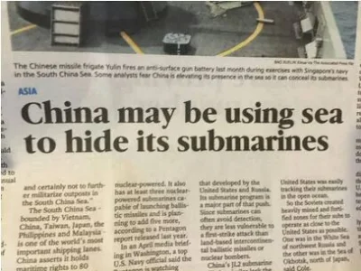 j.....n - Chiny, jaki podstępny kraj!!
Dobrze, że czytam prasę z rana, bo inaczej pr...
