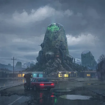 L.....t - #digitalpainting #innewojny #simonstalenhag