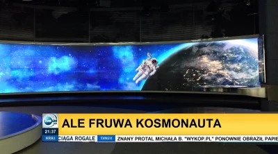 Vuze - #kosmonauta #fruwa #tvn24 
autor @kropek00 made my day...