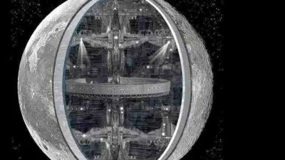 mrChivas - Księżyc jest pusty w środku a tam jest statek bądź baza obcych