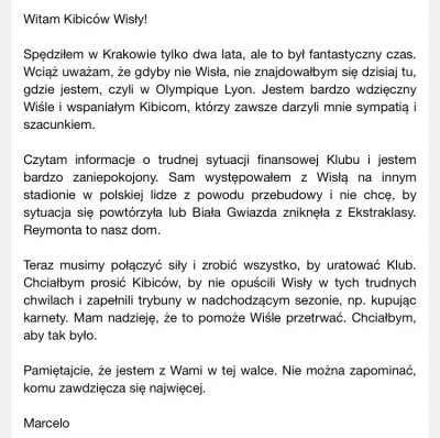 c.....k - List od Marcelo
#wislakrakow