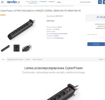 bezczelnie - Listwa przeciwprzepięciowa.
Czym jest dla sprzętu elektronicznego?

#...