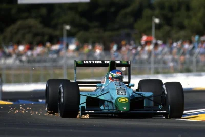 jaxonxst - Ivan Capelli w bolidzie Leyton House CG901 podczas GP Francji w 1990 roku....