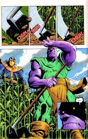 3Jet - Zbroja Thanosa jako Strach na wróble to całkiem miłe nawiązanie do komiksu