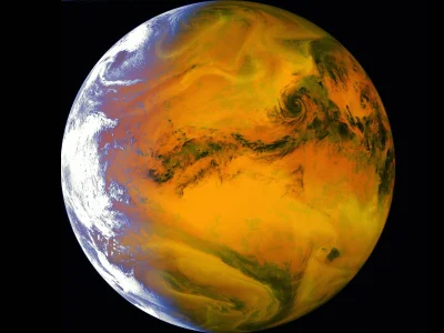Rancor - @bratbrata Zobacz, NASA zrobiła zdjęcie Ziemi w podczerwieni i nagle okazało...
