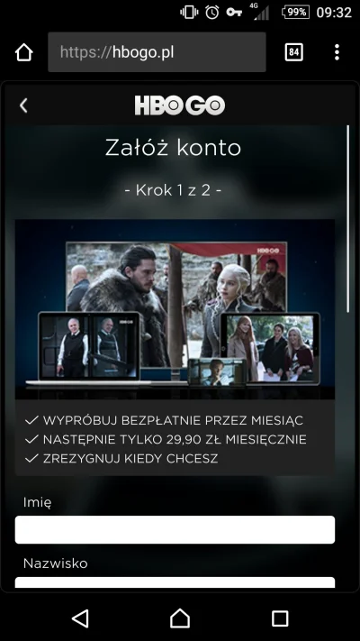 Lookazz - HBO GO dostępne już bez pośredników. Pierwszy miesiąc gratis, potem 29,90 z...